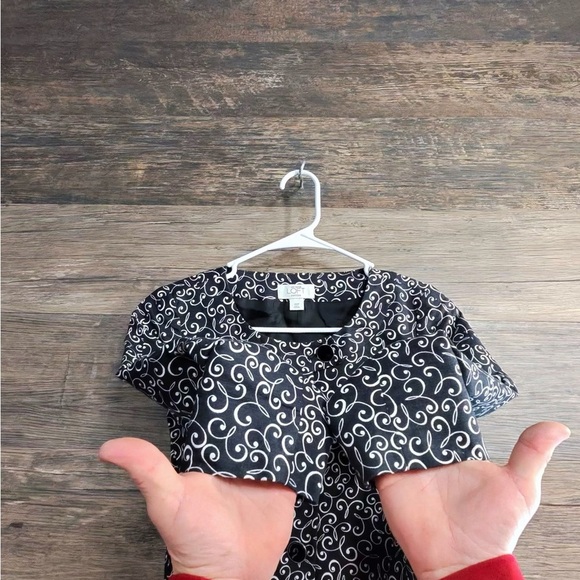 LOFT Black and White Swirl Blazer - Picture 9 of 11